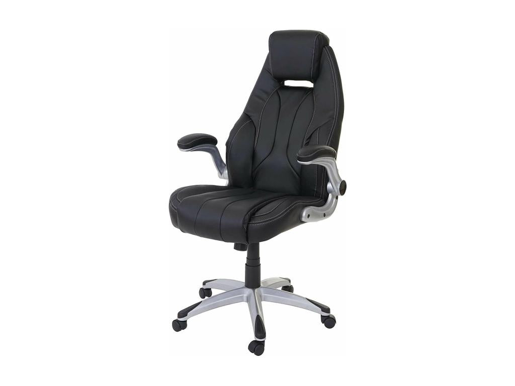 Office chair in black, 68x80x128 cm, BUR04080 50720MLZN