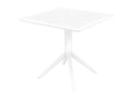 Garden side table - Bohometop - Plastic - 80x80cm - White - Sky 54900KOQB