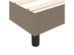Bohometop bed base with Bohometop mattress 140x200 cm Fabric 95419LSSZ