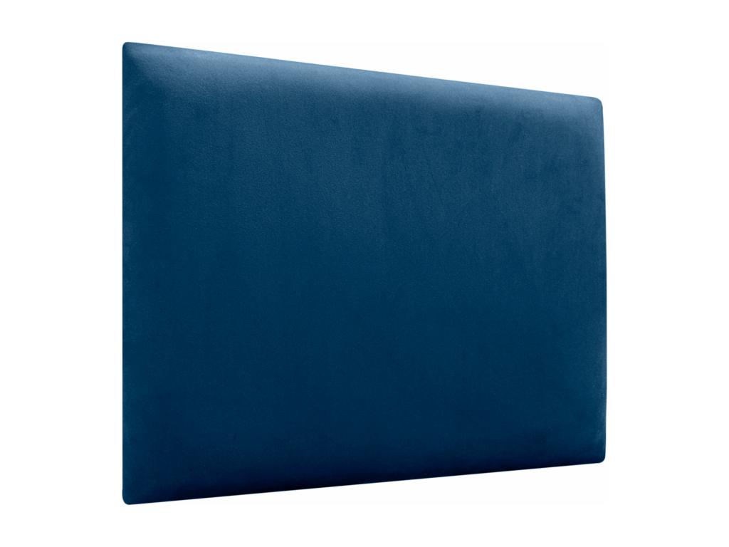 Bohometop Upholstered Headboard in High-Quality Velvet, Bohome Top, Composed of Interchangeable Self-Adhesive Panels, Blue, 160 cm, 10336UVKJ