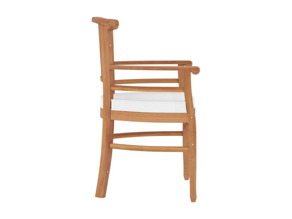 5-piece garden dining set, solid teak wood