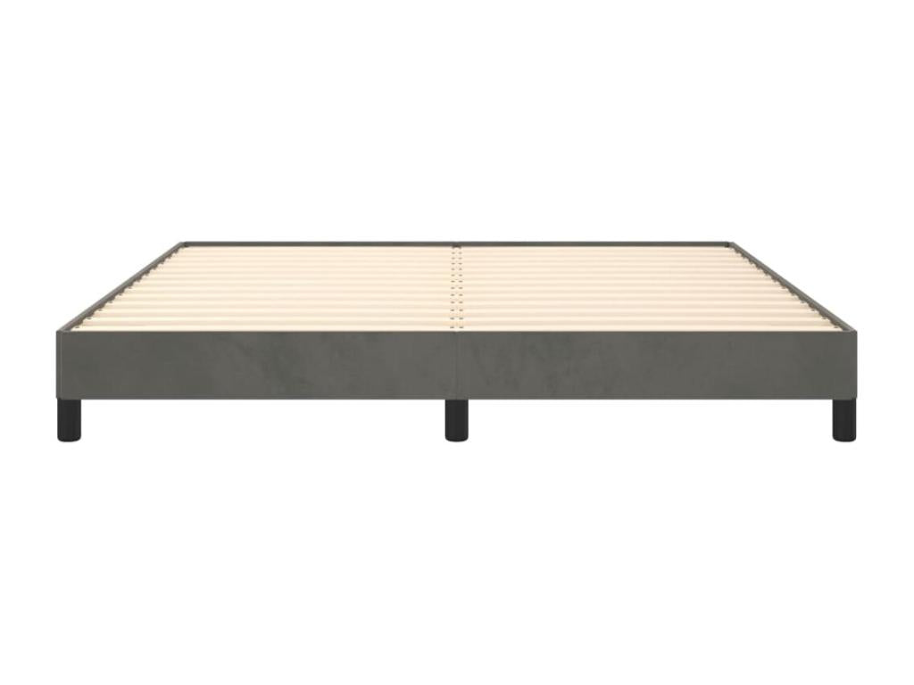Dark Grey Bed Frame 180x200 cm Velvet 53443ODAV