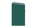 Green Garden Shed 87x98x159 Galvanized Steel 79636YCAA
