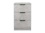 Bedside table, concrete grey, 40x36x65 cm, 48899NYTG