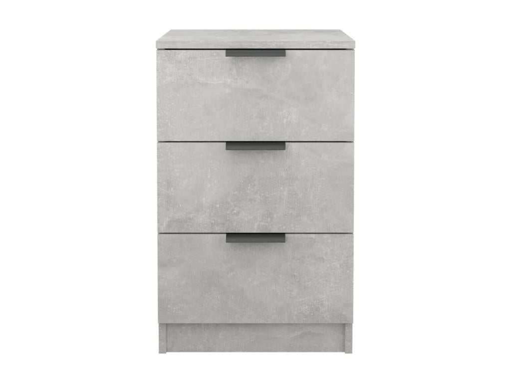 Bedside table, concrete grey, 40x36x65 cm, 48899NYTG