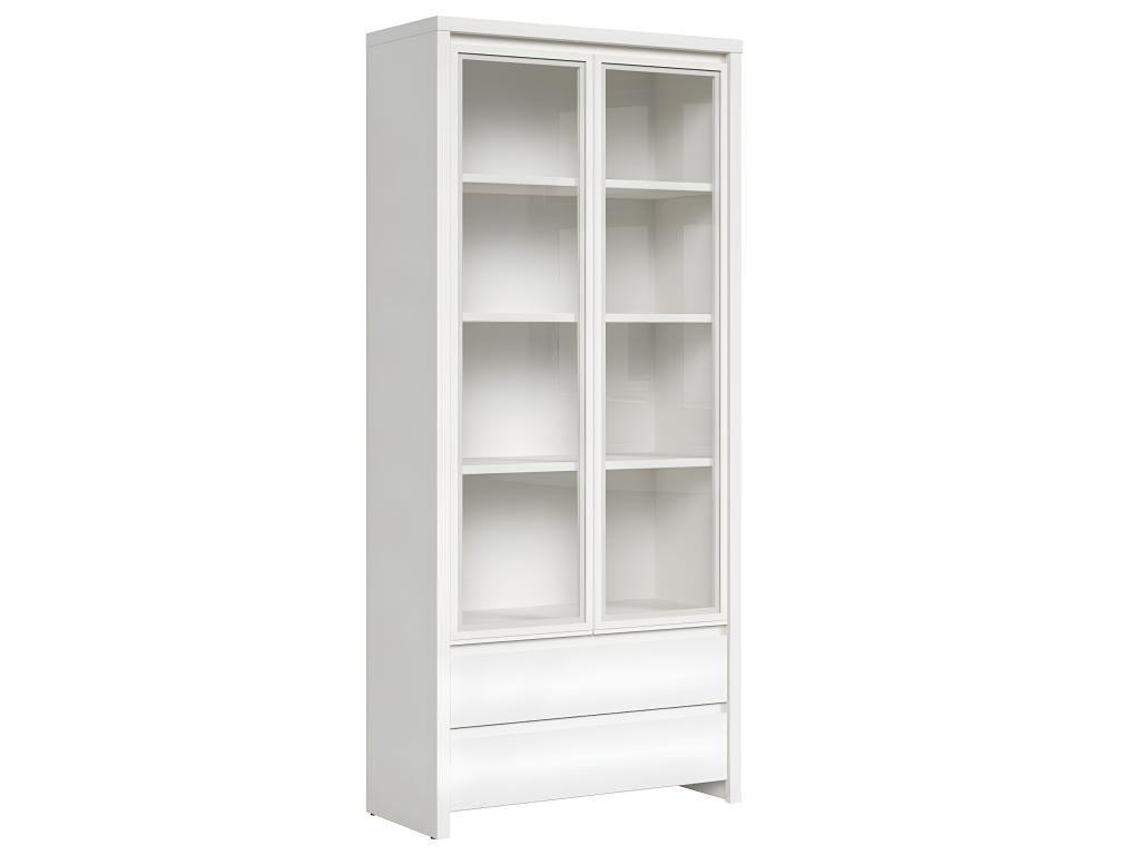 Bohometop White 2-Door 2-Drawer Sideboard 46114YAHZ