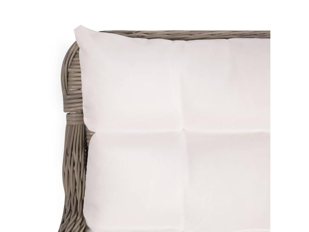 9-piece outdoor dining set, brown wicker resin, 3 71023FIWX