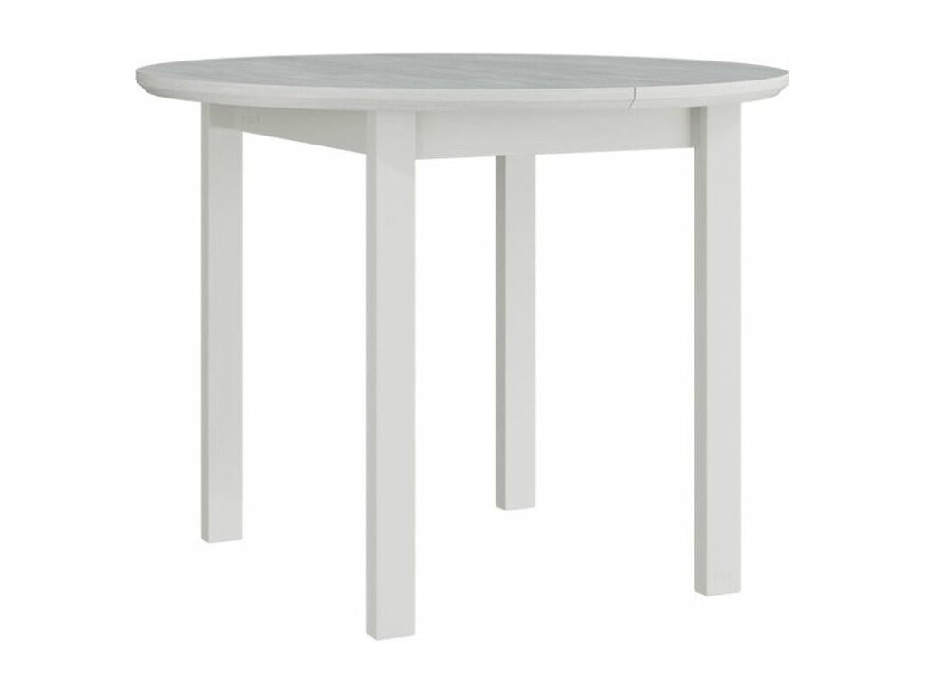 Bohometop 107 White Table 76cm Extension Natural Wood Veneer Wood 94652SBLU