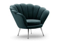 Bohometop - Bohometop armchair in petrol blue velvet - 98x78x76cm 30967OQNY