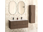 Bohometop 120cm Double Vanity Unit in Wood and Black 34246INAZ