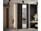 Bohometop 3 Sliding Door Wardrobe 235.2/110/60 2 Doors White/Black/Black 22105FDVU