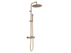 Bohometop II brushed copper thermostatic shower column - Bohometop 20672HUDB