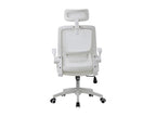 Office chair with headrest - Bohometop - White 00183ZAHC