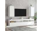 Bohometop 2-Piece White Wall-Mounted TV Unit with LED Lighting, 30.5x35x70 cm, 33210TQTH