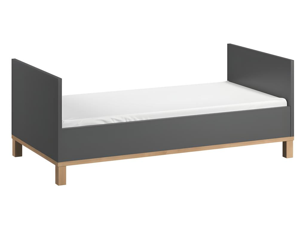 Bohometop Convertible Baby Cot Grey 62299BCDJ