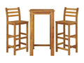 Brown wooden dining room set 42x36x110 cm 02 0013593 10549RPHK