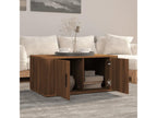 Coffee table, brown oak, 80x50x36 cm, engineered wood, 89448WNSS