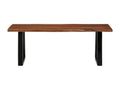 Honey brown coffee table 110x55x40 solid wood by Bohometop 41150VSUM