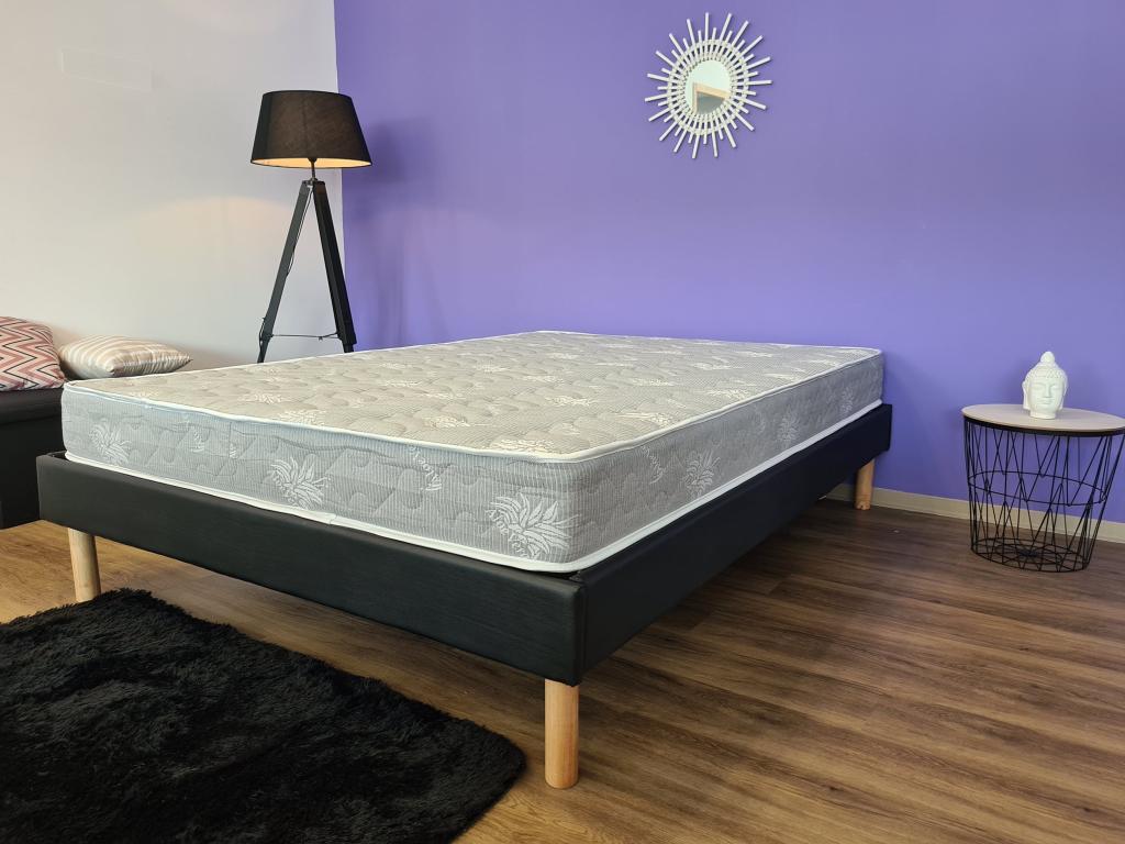 Bohometop 120x200x18cm Mattress with Pillow and Mattress Protector - One Side Soft Support and One Side Firm Support 27529KYPV