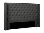 Upholstered headboard - 190 cm - Fabric - Grey - Bohometop 49100EXFK