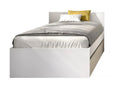 Children's bed, 90x190 cm sleeping area, natural oak and white finish with 1 drawer - Length 194 x Depth 95 x Height 67 cm 66073MNXF