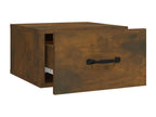 Wall-mounted bedside tables, 2 pcs, Smoked Oak, 35x35x20 cm, 25633FGNF