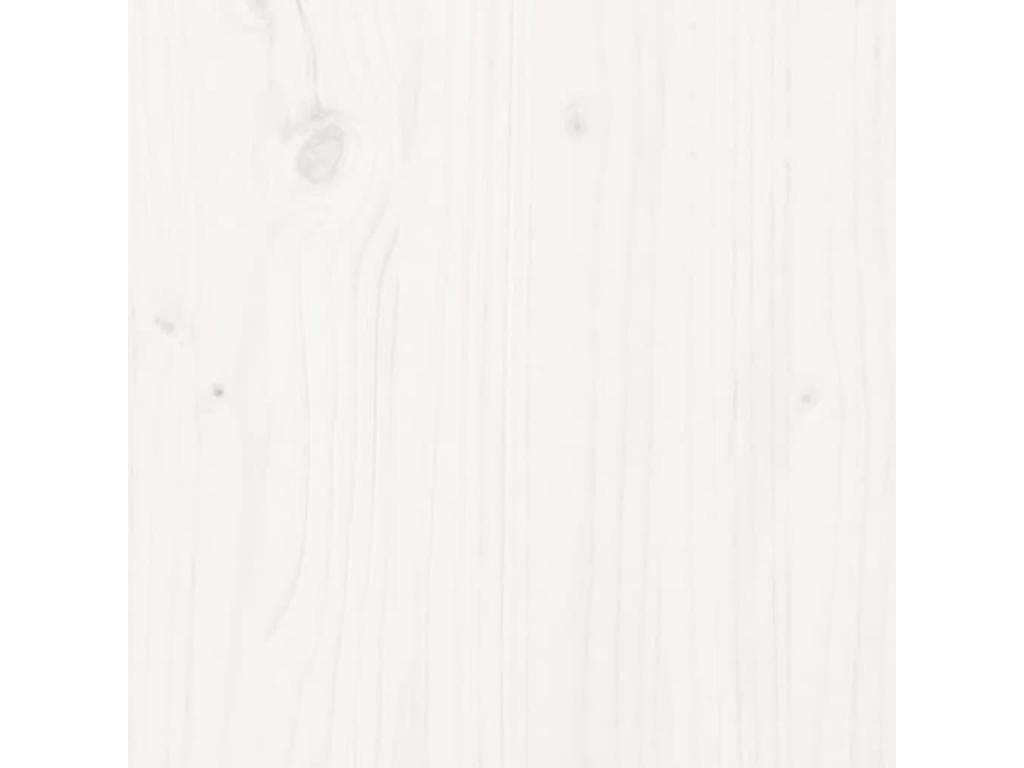 White bed frame, solid pine wood, 120x200 cm, 20227RFPE