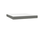 Bohometop bed base and mattress with LED lighting, dark grey, 160x200 cm, 77937PXMJ