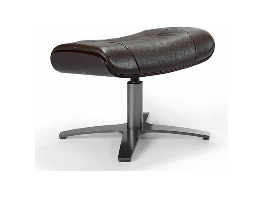 Bohometop Swivel Footrest in Leather and Stainless Steel - Color 11 Bohometop 33935GJHZ