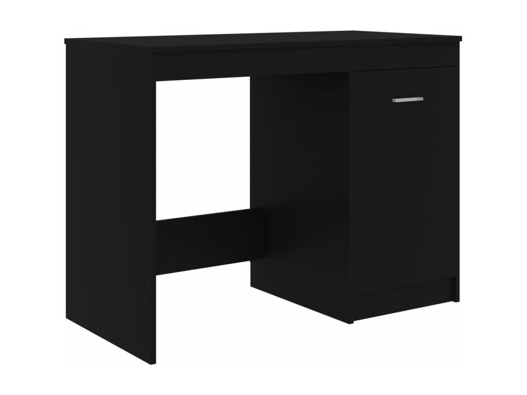 Brown wooden desk/workstation, 100x50x76 cm, 02 0023888 77185XMYN