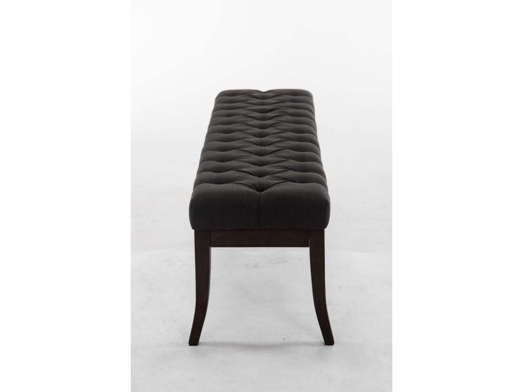 Bench - Fabric/Wood - Dark Grey - Bohometop 41218YFNJ