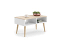 Bohometop Scandinavian style coffee table - white/oak Bohometop 83464KOSW