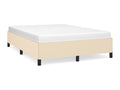 Bed frame Cream 140x190 cm Fabric 98857NACA