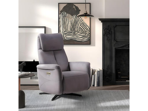 Bohometop - Bohometop Electric Armchair, Grey Fabric 50079KYFE