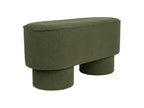 Bohometop - Round Fabric Bench Bohometop L93cm Colour - Khaki Green 07440OSXQ