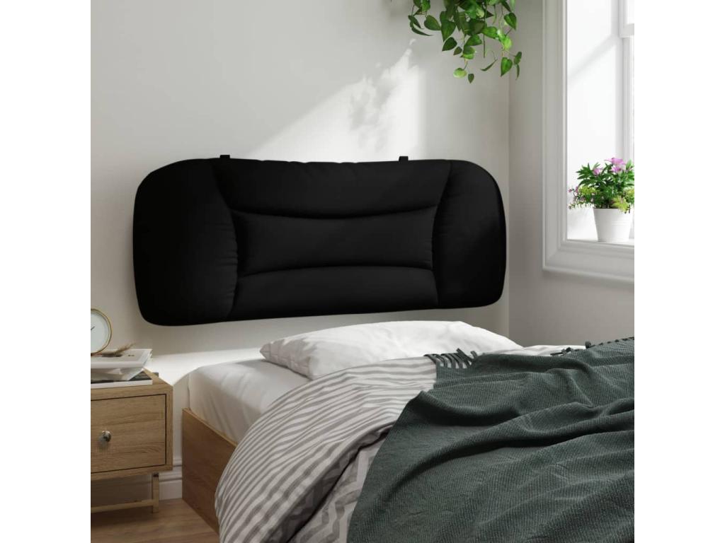 Black headboard cushion 100cm fabric 87176IAPV