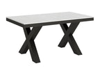 Bohometop Extendable Table 90x160/264 cm White Ash Anthracite Frame 12340DFWR