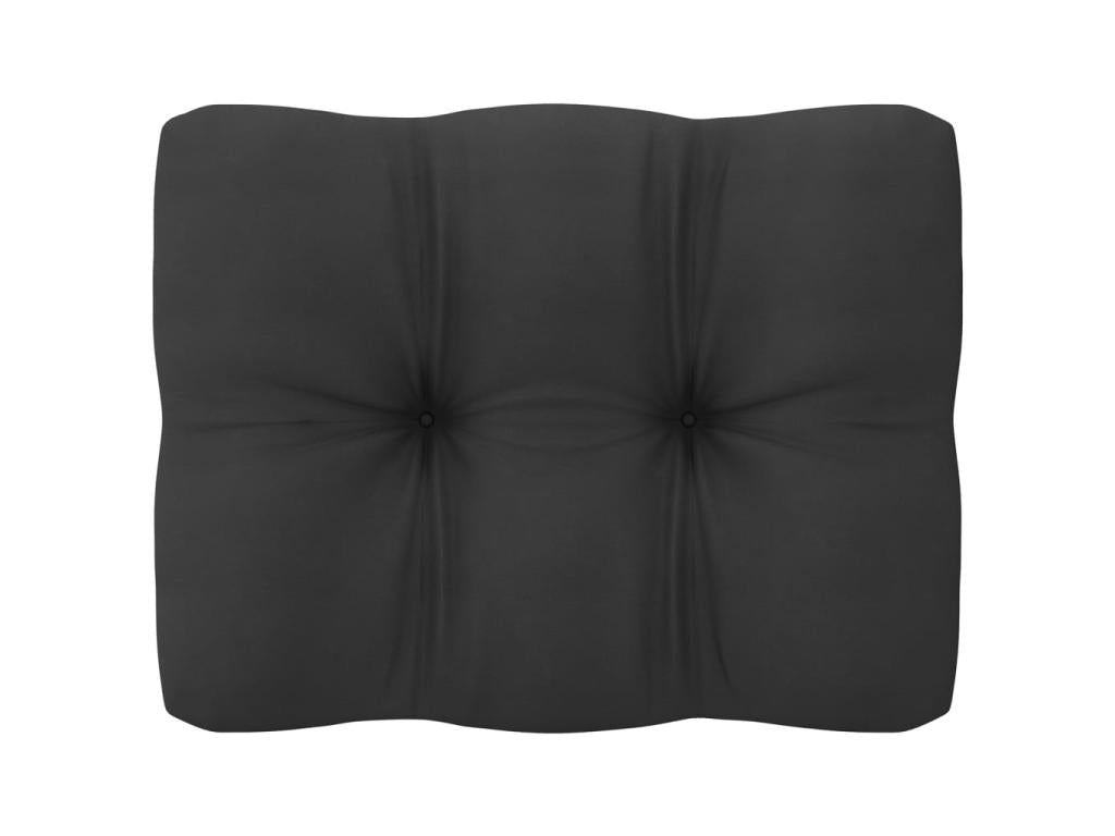 9-piece garden furniture set with cushions, grey, solid pine wood, 2 09944QASE