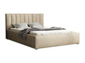 Bohometop 109 Double Bed, Light Brown, 140x200cm, Upholstered, with Bohometop Slatted Base 160x223x93cm, 16424FKWF