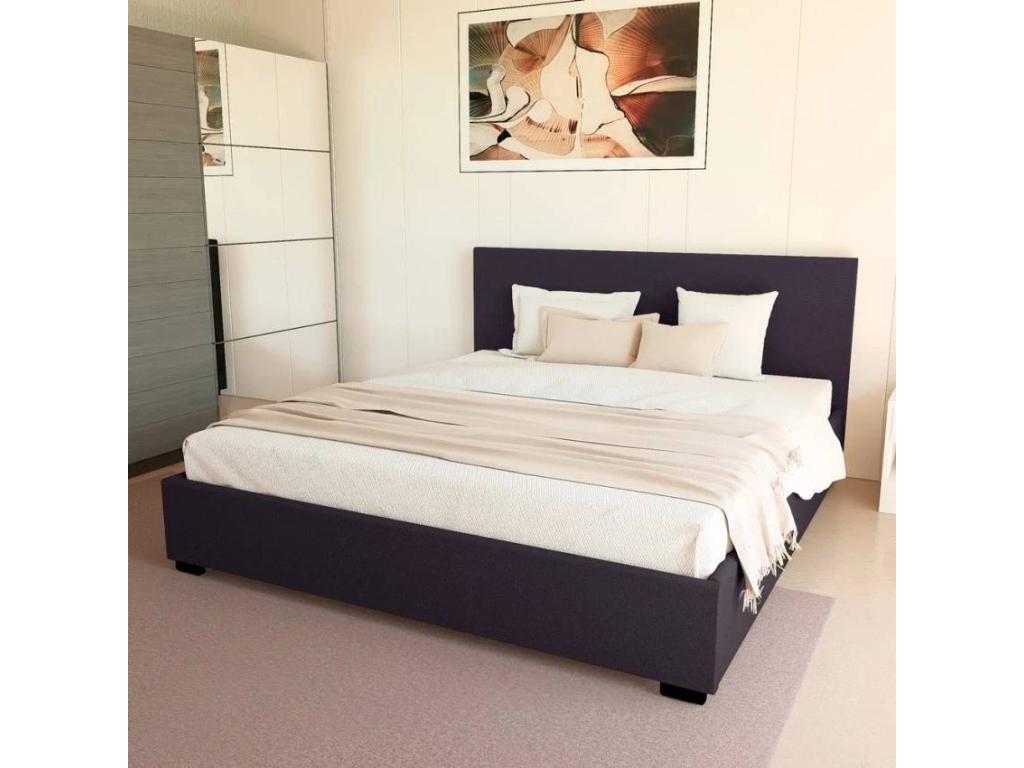 Bohometop 160x190 double bed with slatted base and Bohometop storage chest 72808UJKO