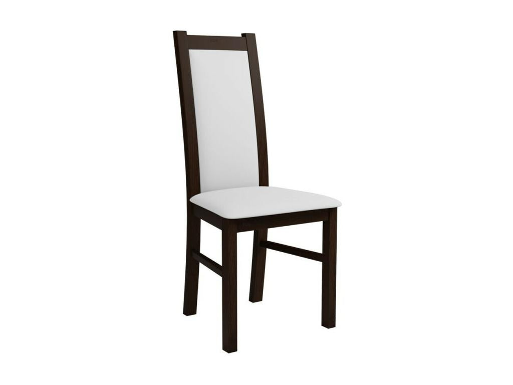 Bohometop Chair 116 Walnut - White 95x44x40cm Faux leather Wood 22934UOSE