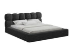 Upholstered bed with storage 220x240 - by Bohometop - black - Bohometop 64213RQBO