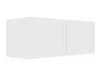 White TV stand 80x30x30 cm Engineered wood 71329CMFN