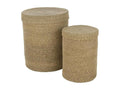 Set of 2 Marine Herb Storage Baskets 46cm Natural 89212KKCZ