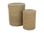 Set of 2 Marine Herb Storage Baskets 46cm Natural 89212KKCZ