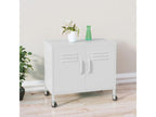White storage cabinet 60x35x56 cm Steel 24549NOXQ