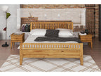 Bohometop 2 - 120x200 cm bed in natural oiled wild oak 90361TQAE