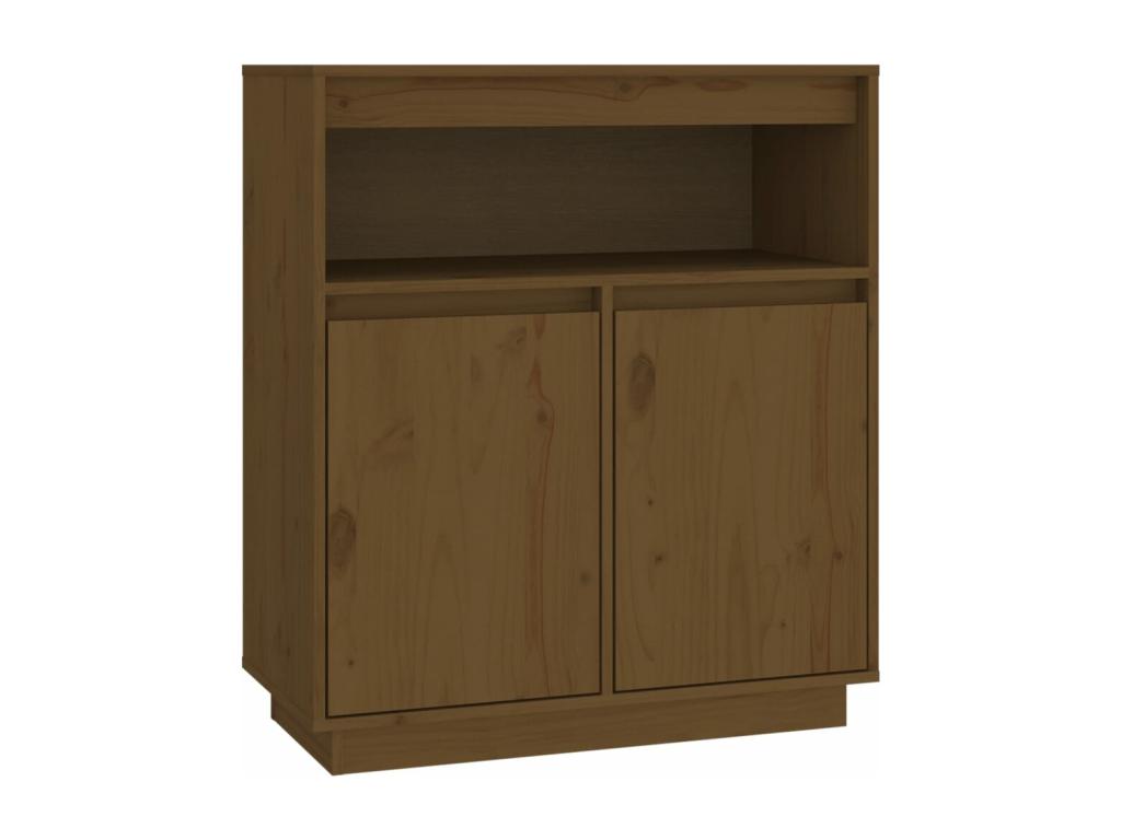Honey Brown Buffet 70x34x80 cm Solid Pine Wood 52343LDGJ