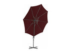 Offset outdoor parasol with burgundy 02 0008476 81188WZFZ
