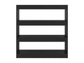 Black Bookshelf/Room Divider 100x30x103 cm 26212FGSA